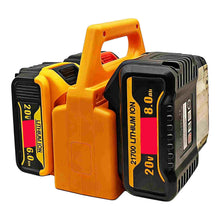 Charger l'image dans la galerie, Support et porte-batteries 4 emplacements pour batteries DeWalt 20V MAX / 18V XR