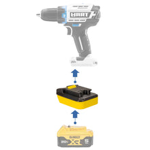 Charger l'image dans la galerie, Adaptateur de batterie DeWalt 20V vers Hart 20V