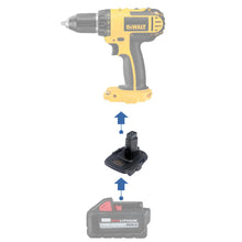 Charger l'image dans la galerie, Adaptateur de batterie Milwaukee 18V vers DeWalt 18V