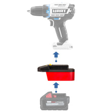 Load image into Gallery viewer, Milwaukee 18V to Hart 20V Battery Adapter