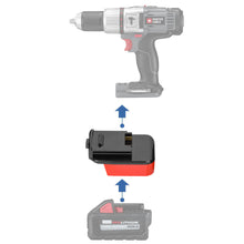 Charger l'image dans la galerie, Adaptateur de batterie Milwaukee 18V vers Porter Cable 18V