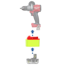 Charger l'image dans la galerie, Adaptateur de batterie Ryobi 18V vers Milwaukee 18V