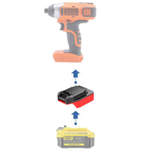 Charger l'image dans la galerie, Adaptateur de batterie Stanley V20 vers Black and Decker 20V