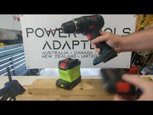 Charger et lire la vidéo dans la visionneuse de la Galerie, Adaptateur de batterie Ryobi 18V vers Bosch (Bleu) 18V