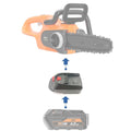AEG 18V to Flymo 18V P4A battery adapter - installation guide