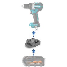 Charger l&#39;image dans la galerie, Adaptateur de batterie AEG 18V vers Makita 18V (ABS)
