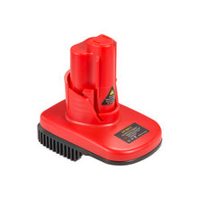 Charger l&#39;image dans la galerie, Adaptateur de batterie AEG 18V vers Milwaukee 12V
