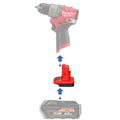 AEG 18V to Milwaukee 12V Battery Adapter