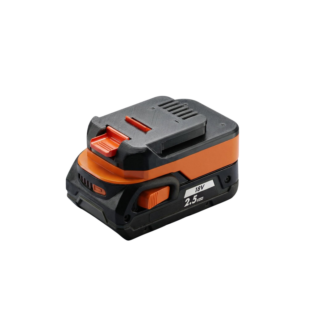 RIDGID 18V vers MacNaught 18V Adaptateur de batterie (pompe, pistolet à graisse)