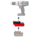 Adaptateur de batterie Black and Decker 20V vers Porter Cable 18V