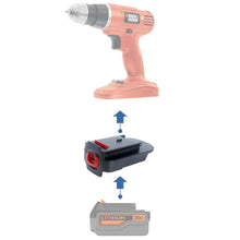 Load image into Gallery viewer, Black and Decker 20V to Black &amp; Decker 18V Battery Adapter
