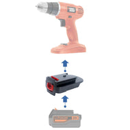 Black and Decker 20V à Black and Decker 18V Adaptateur de Batterie