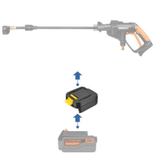 Charger l&#39;image dans la galerie, Black and Decker 20V à WORX 20V Adaptateur de Batterie
