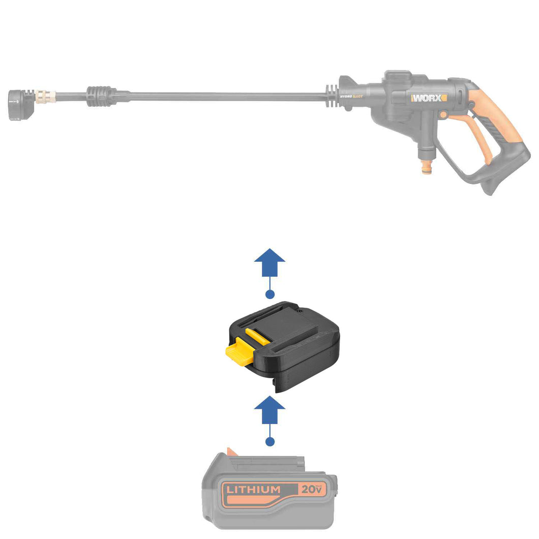 Black and Decker 20V à WORX 20V Adaptateur de Batterie