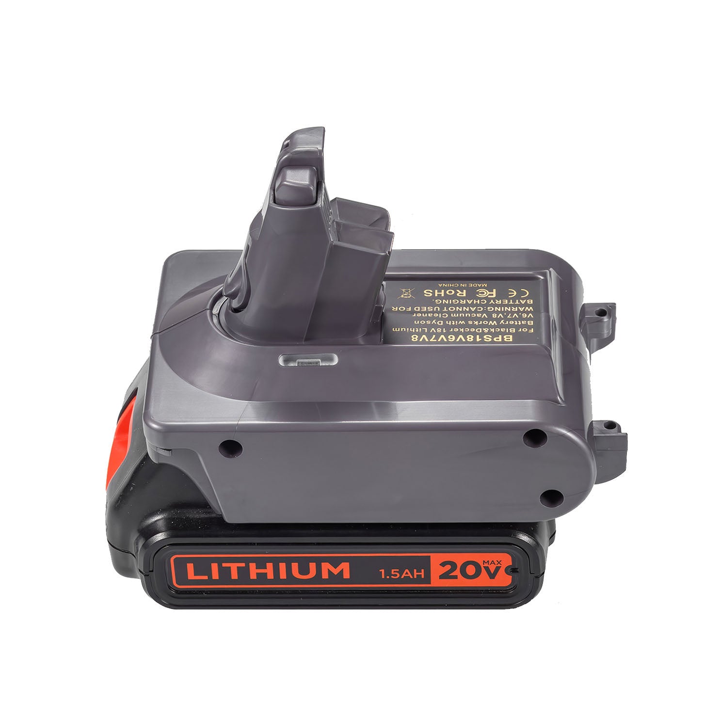 Black and Decker 20V vers Dyson V7 Adaptateur de batterie