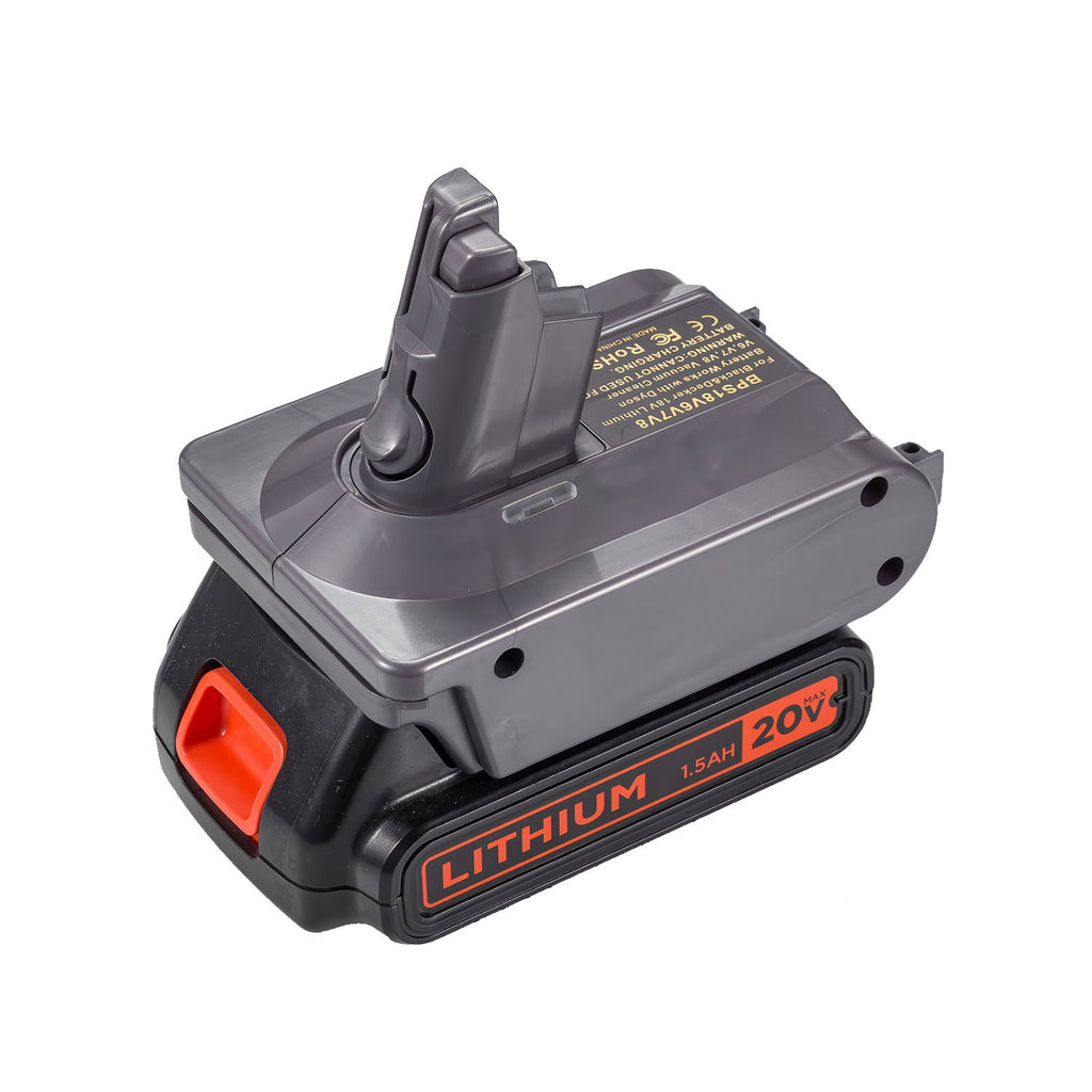 Black and Decker 20V vers Dyson V7 Adaptateur de batterie