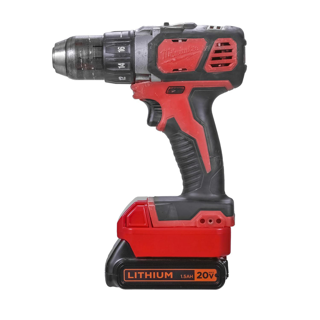 Adaptateur de batterie Black and Decker 20V vers Milwaukee 18V