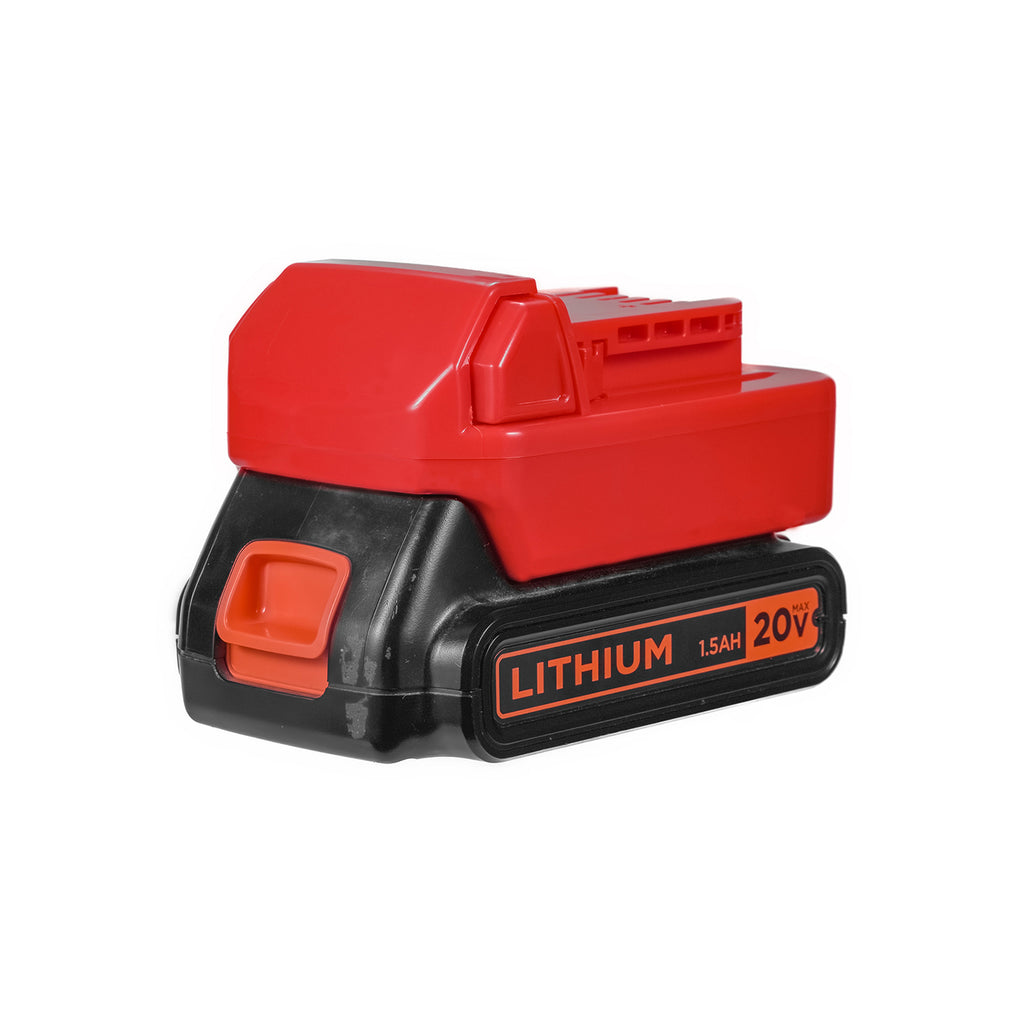 Adaptateur de batterie Black and Decker 20V vers Milwaukee 18V