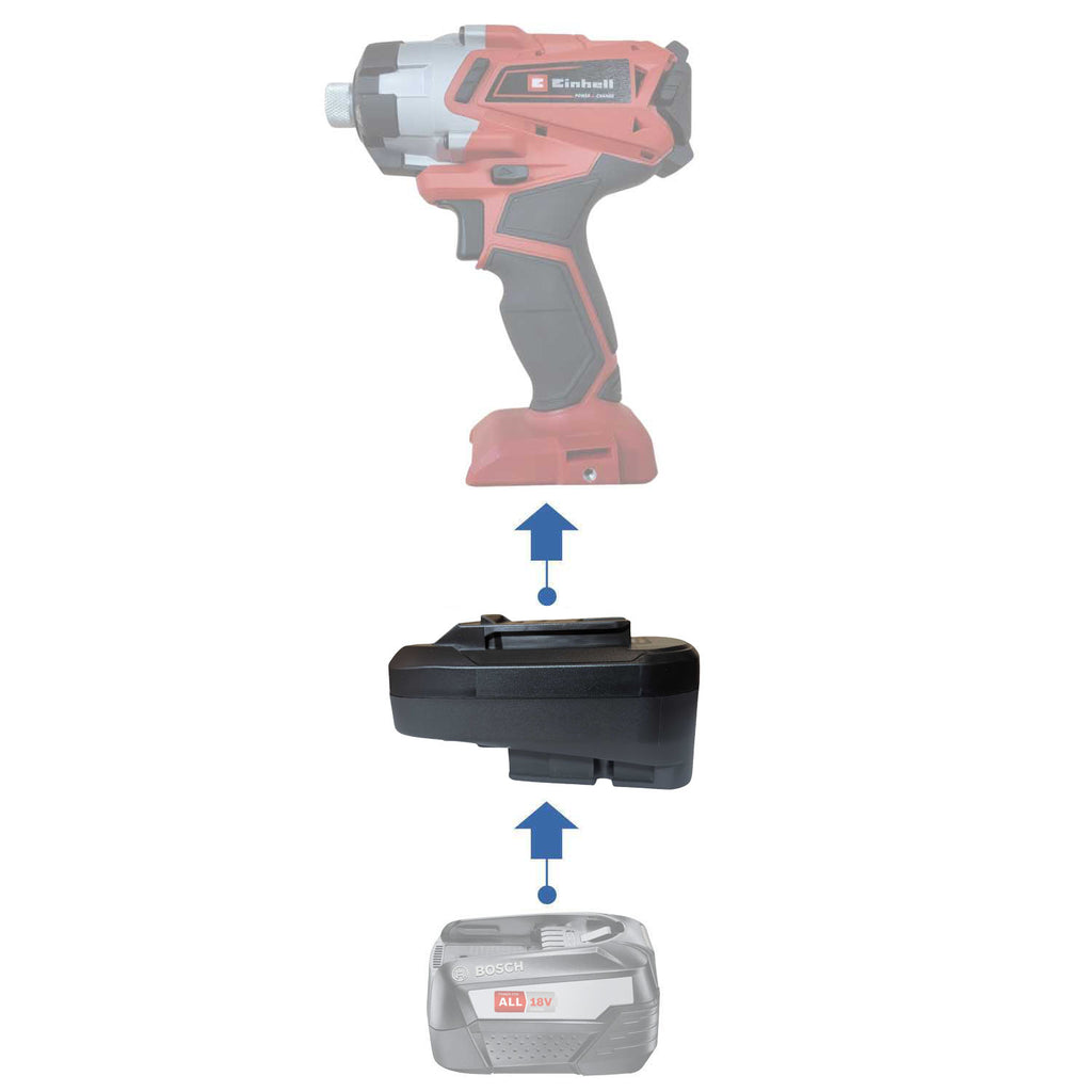 Bosch (Vert) 18V vers Einhell PXC 18V Adaptateur de batterie