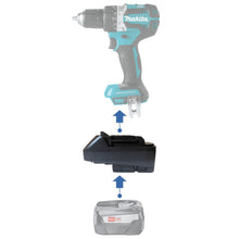 Load image into Gallery viewer, Bosch (Green) 18V to Makita 18V Battery Adapter
