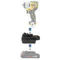 Bosch (Bleu) 18V vers DeWalt 12V Adaptateur de batterie