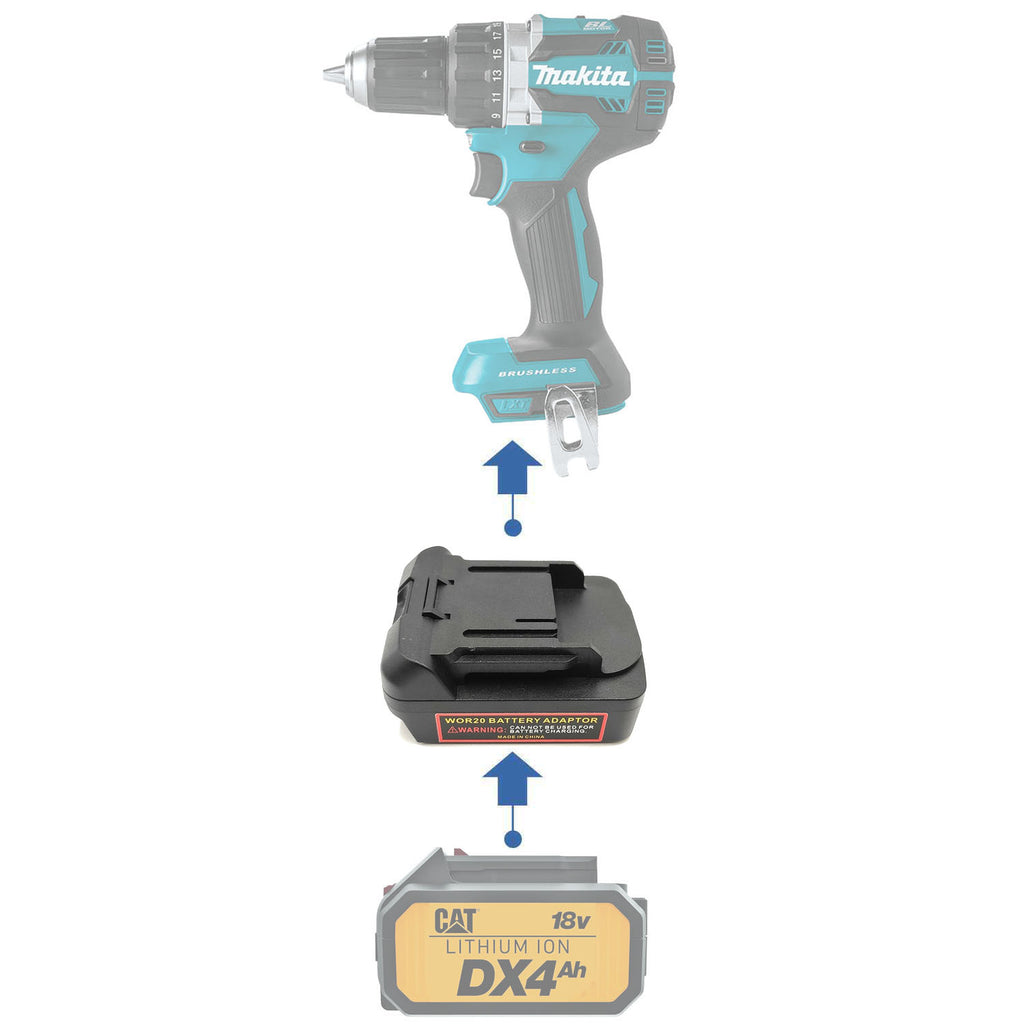 CAT 18V to Makita 18V Battery Adapter