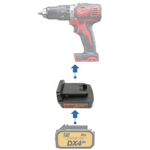Charger l'image dans la galerie, Adaptateur de batterie CAT 18V vers Milwaukee 18V
