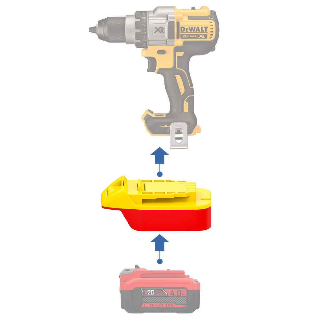 Craftsman 20V to DeWalt 20V Battery Adapter