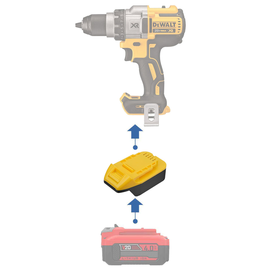 Adaptateur de batterie Craftsman 20V vers DeWalt 20V