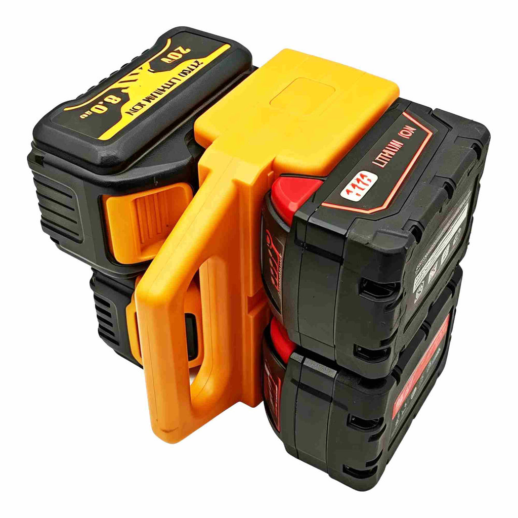 Support et porte-batteries 4 emplacements pour batteries DeWalt 20V MAX / 18V XR