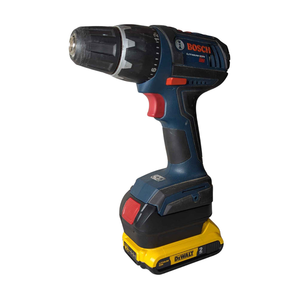 DeWalt 20V MAX vers Bosch 18V GBA (Bleu) Adaptateur de batterie
