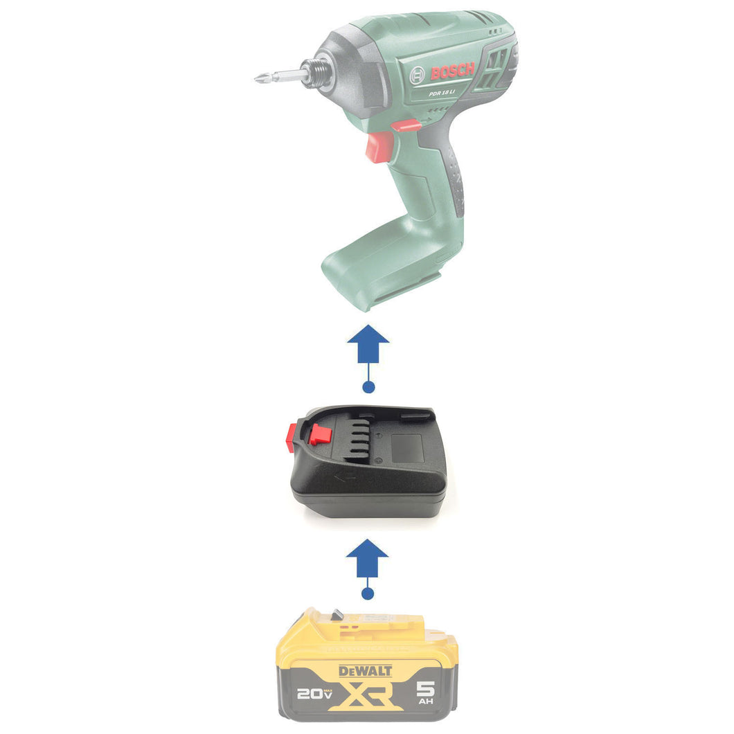 DeWalt 20V à Bosch 18V Adaptateur de Batterie
