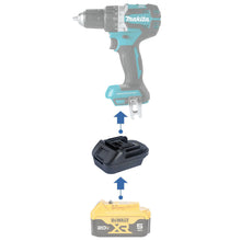 Charger l&#39;image dans la galerie, Adaptateur de batterie DeWalt 20V vers Makita 18V
