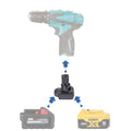 DeWalt 20V to Makita 10.8V CXT (Post Style) Battery Adapter