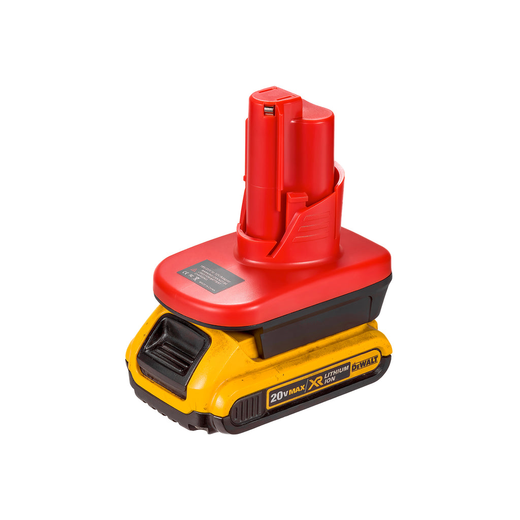 DeWalt 20V to Milwaukee 12V Battery Adapter