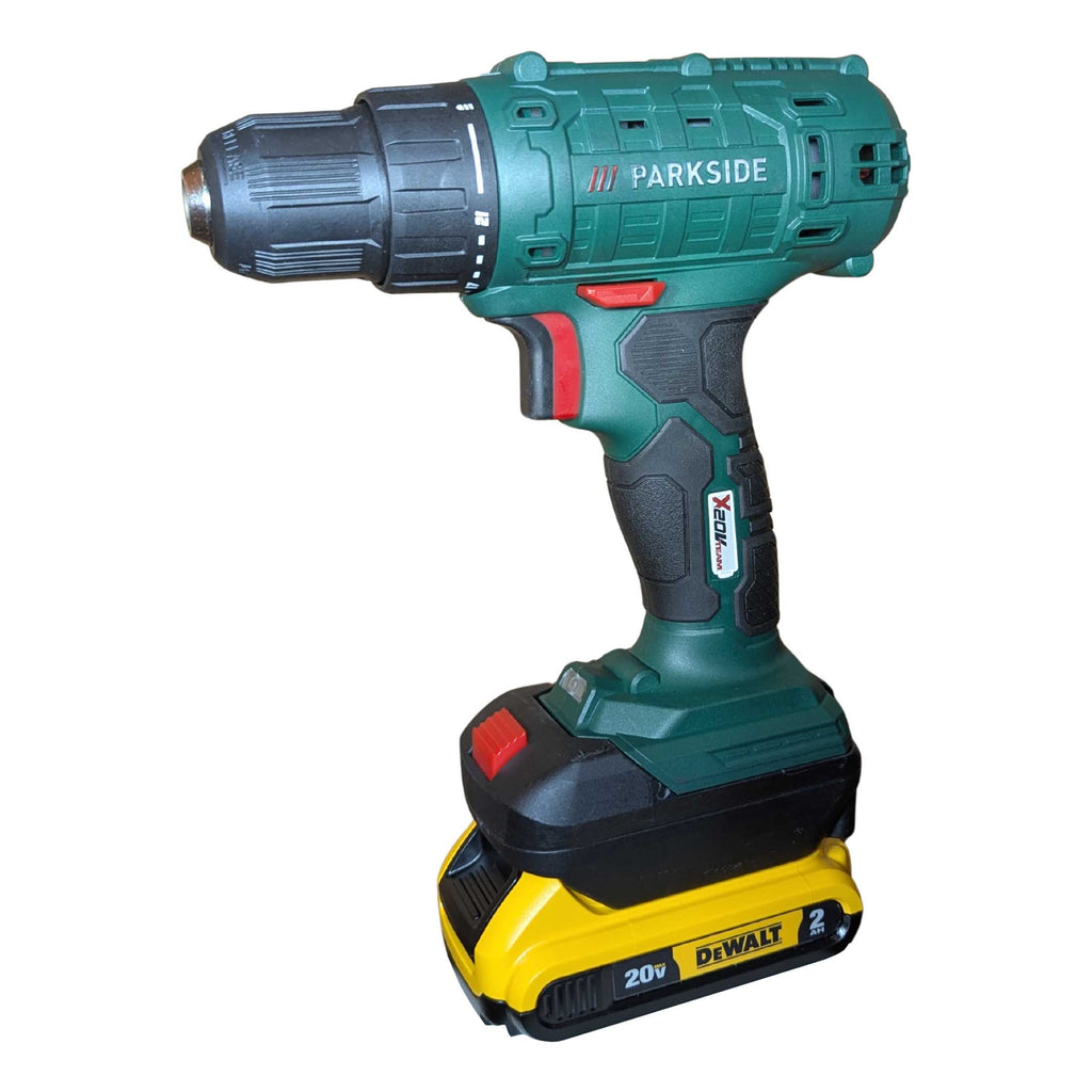 DeWalt 20V vers Parkside X20V Adaptateur de batterie