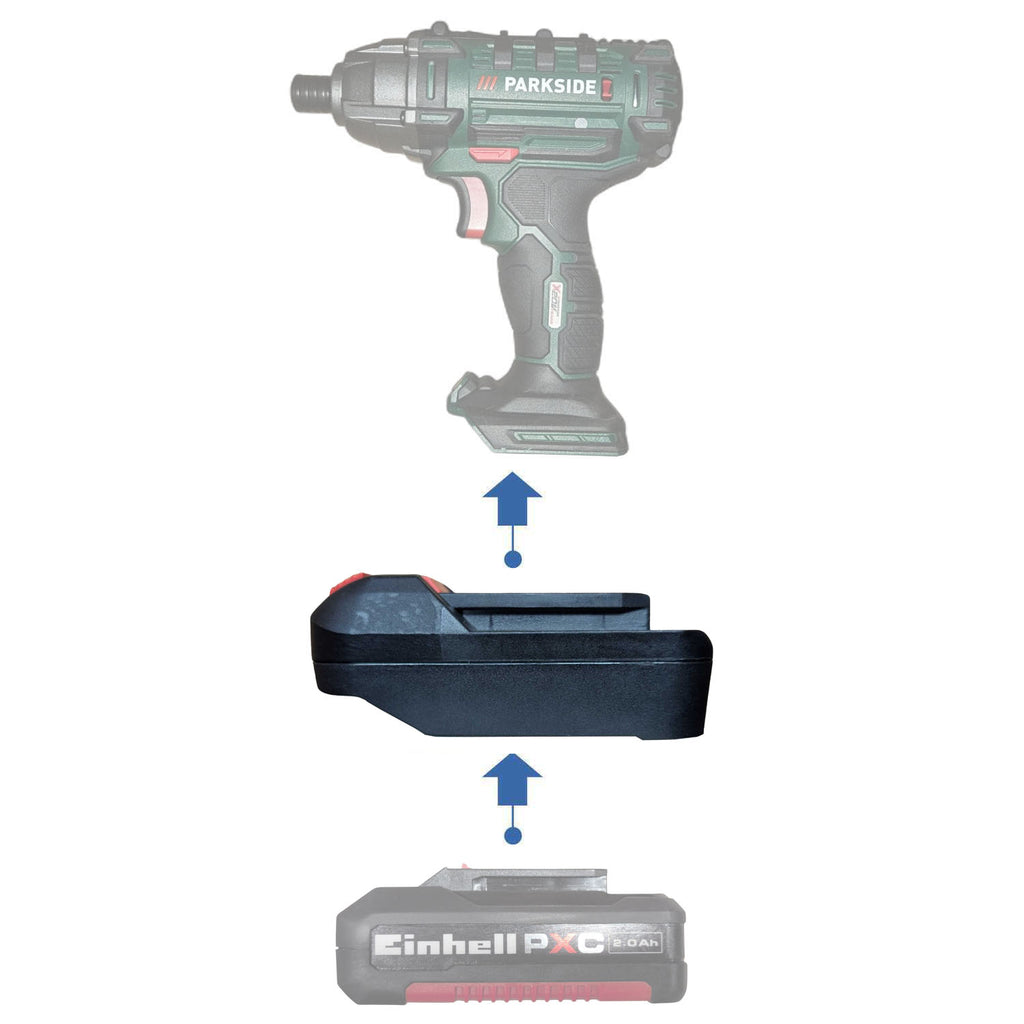 Einhell PXC 18V to Parkside X20V Battery Adapter