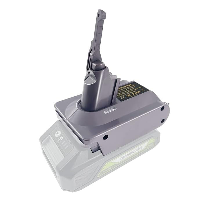 Greenworks 24V vers Dyson V8 Adaptateur de batterie