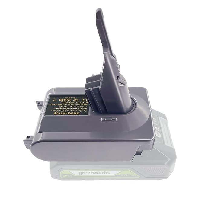 Greenworks 24V vers Dyson V8 Adaptateur de batterie