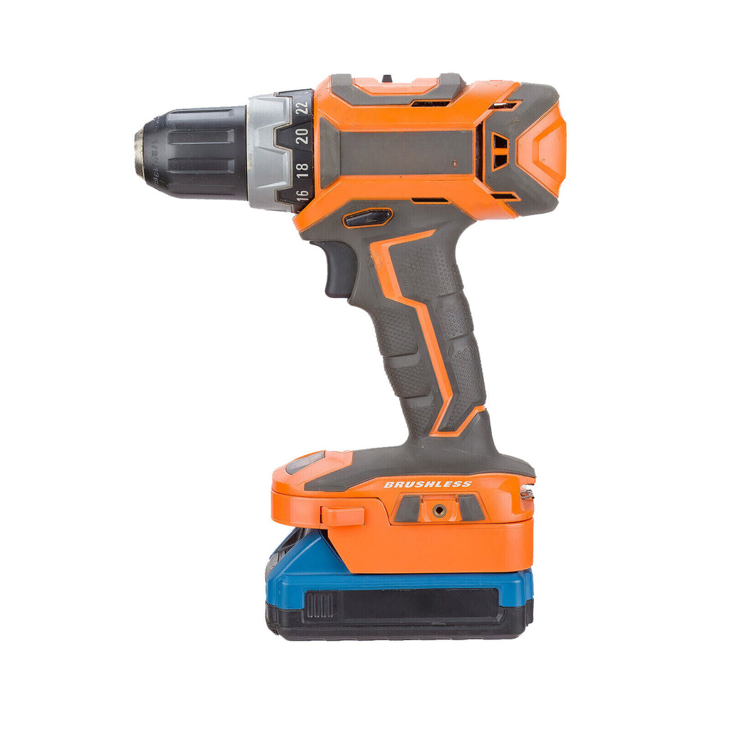 Adaptateur de batterie Hercules 20V vers RIDGID 18V