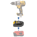 Adaptateur de batterie Hilti 22V vers DeWalt 20V