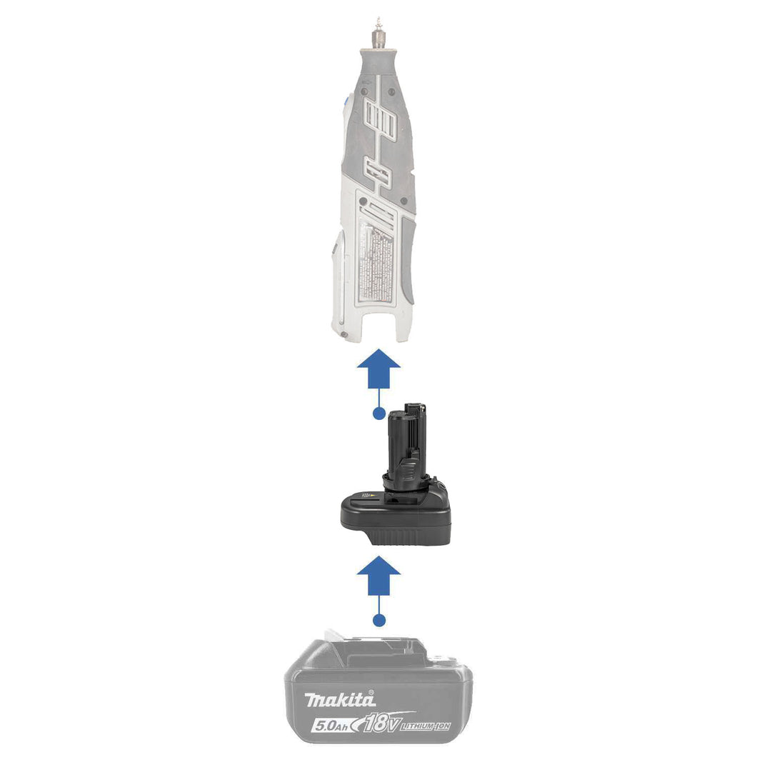 Adaptateur de batterie Makita 18V vers Dremel 12V (8220 8250)