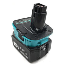 Charger l&#39;image dans la galerie, Adaptateur de batterie Makita 18V vers DeWalt 18V (Ni-Cd)
