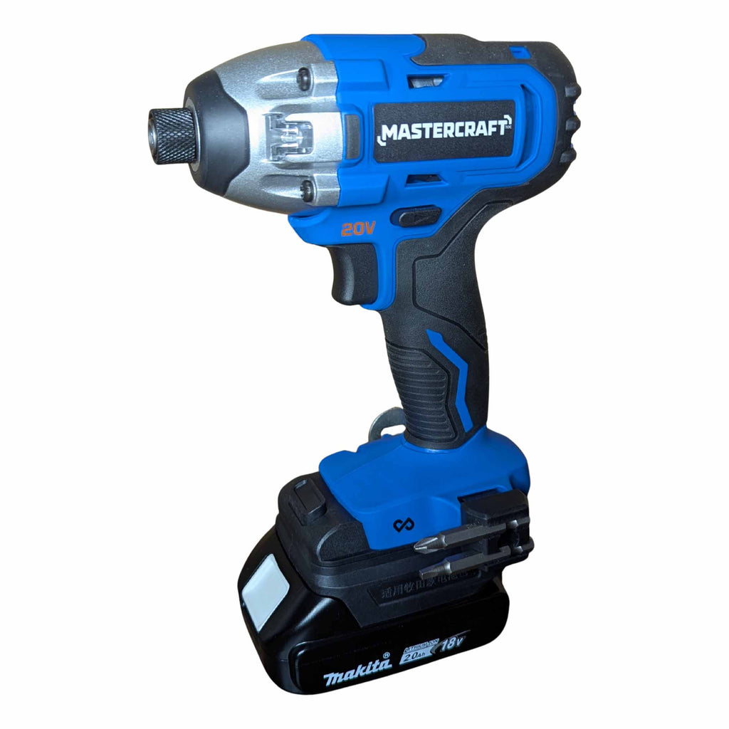 Makita 18V LXT vers Mastercraft 20V (PWRPOD / Bleu) Adaptateur de batterie