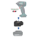 Adaptateur de batterie Makita 18V vers Metabo 18V CAS