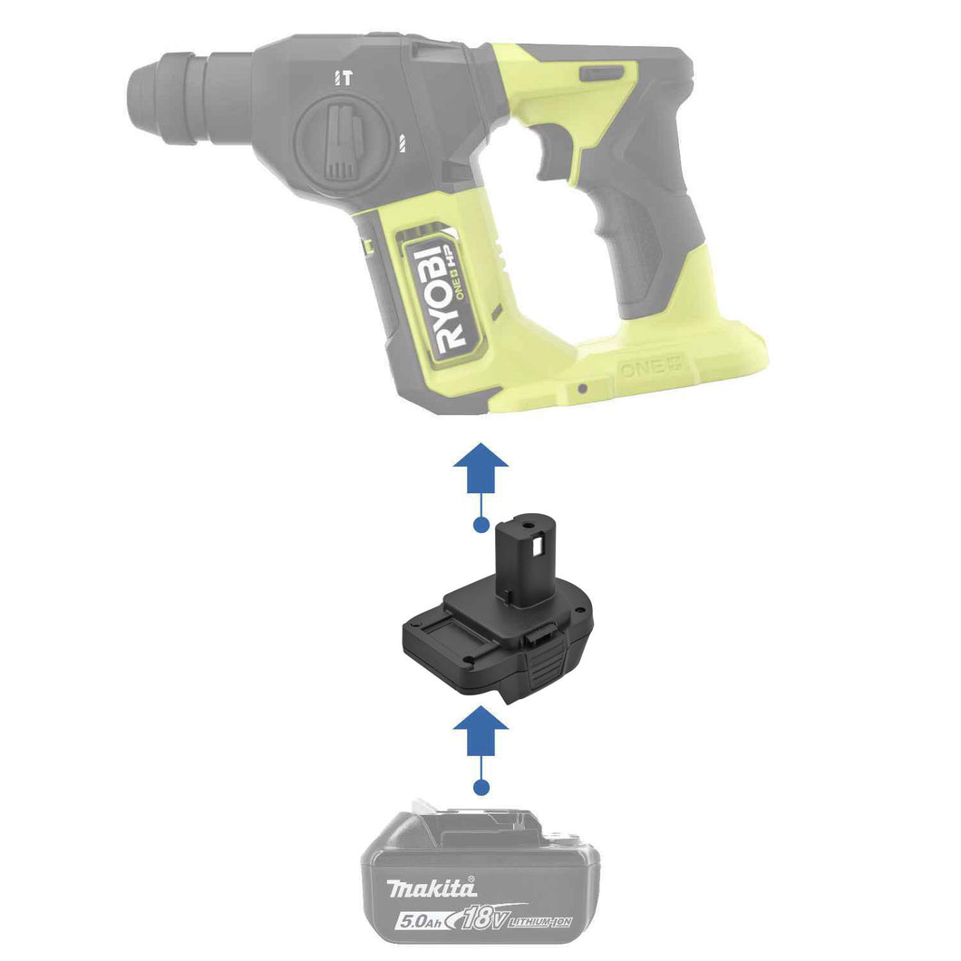 Adaptateur de batterie Makita 18V vers Ryobi 18V