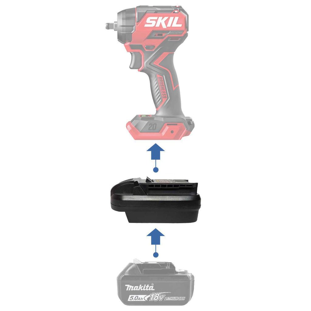 Makita 18V vers SKIL 20V Adaptateur de batterie