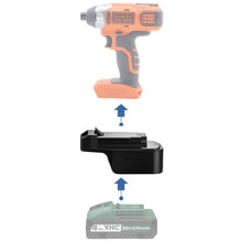 Charger l'image dans la galerie, Adaptateur de batterie Masterforce 20V vers Black and Decker 20V
