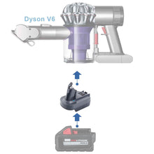 Charger l&#39;image dans la galerie, Adaptateur de batterie Milwaukee 18V vers Dyson V6
