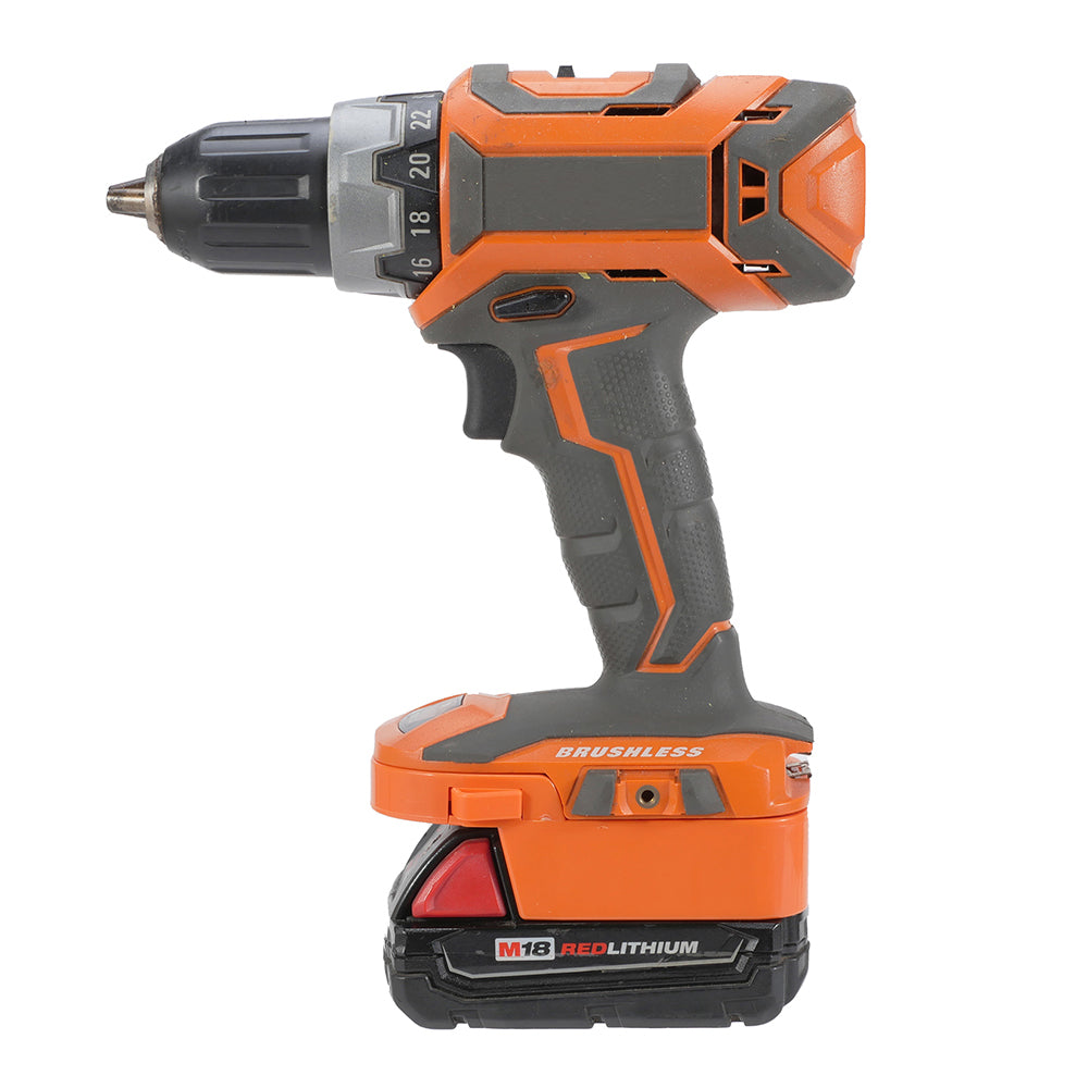 Milwaukee 18V to RIDGID 18V Battery Adapter